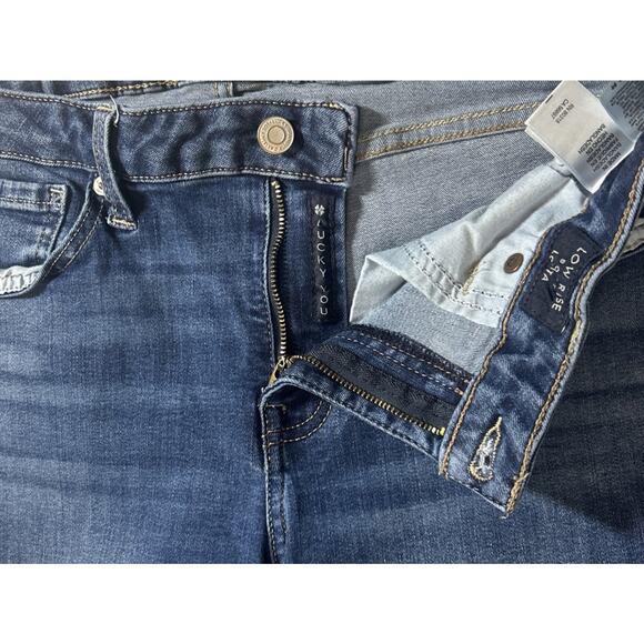 Lucky Brand Lolita Low Rise Boot Womens Blue Jeans 12/31 - Picture 3 of 10
